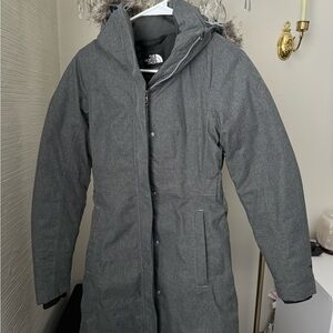 NorthFace Fur Parka W/ Hood XS